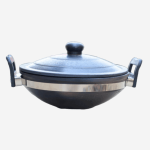 Handmade Terracotta Deep Burned Kadhai