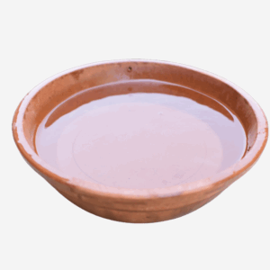 Earthen Pot Terracotta Bird Bath – Earth Brown (Pack of 2)
