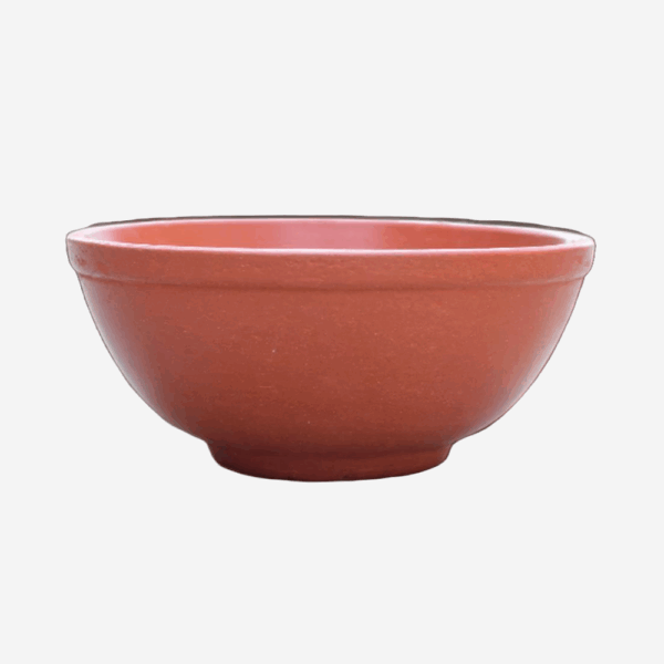 Handmade Unglazed Clay Serving Bowl Set of 5 - Image 3