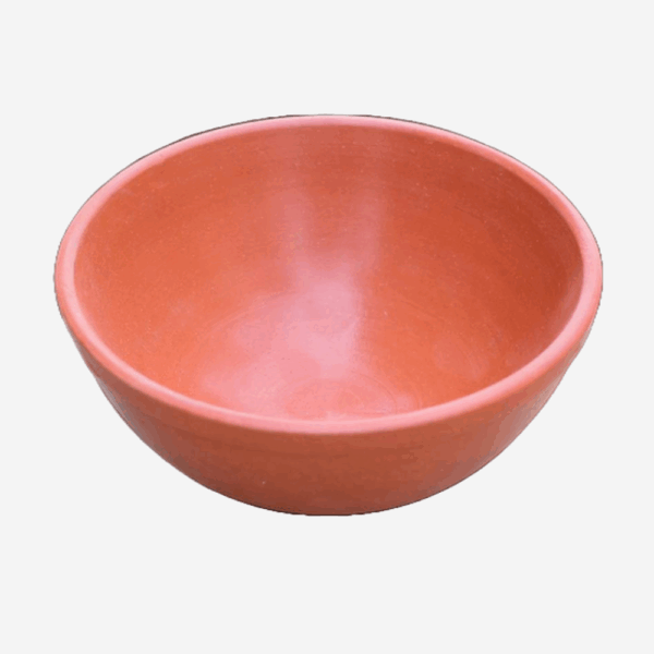 Handmade Unglazed Clay Serving Bowl Set of 5 - Image 2