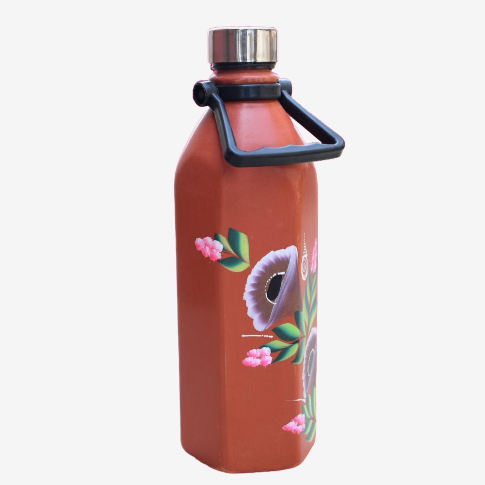 Handmade Clay Water Bottle – 1 L